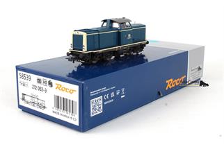 Roco 58539 H0 (AC Sound) DB Diesellok 212 053-3, ozeanblau/beige (OCC)