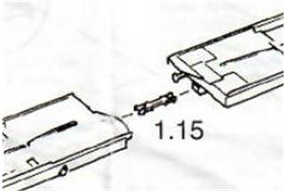 Roco (ET) Kupplungsstange HP Wippenwagen