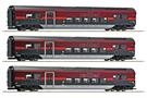 Roco H0 (AC Digital) ÖBB Reisezugwagen-Ergänzungsset Railjet 2, Ep. VI, 3-tlg.