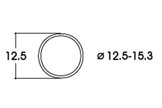 Roco H0 (AC) Haftringsatz Ø 12,5-15,3 mm (Inhalt: 10 Stk.)