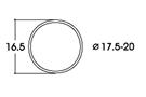 Roco H0 (AC) Haftringsatz Ø 17,5-20,0 mm (Inhalt: 10 Stk.)