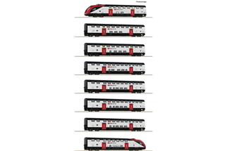 Roco H0 (AC Sound) SBB Fernverkehrs-Doppelstockzug RABe 502, Ep. VI, 8-tlg.