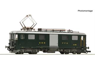 Roco H0 (AC Sound) SBB Gepäcktriebwagen De 4/4 1669, grün, Ep. IV