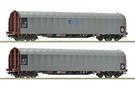Roco H0 CD Cargo Schiebeplanenwagen-Set Rils-y, Ep. VI, 2-tlg.