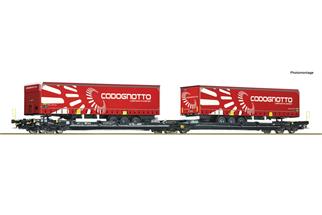 Roco H0 CEMAT Doppeltaschen-Gelenkwagen T3000e, Codognotto, Ep. VI