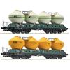 Roco H0 CSD Silowagen-Set Uacs 451.1, Ep. IV, 2-tlg.