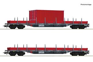 Roco H0 DB AG Rungenwagen-Set Res, Ep. VI