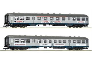 Roco H0 DB Nahverkehrswagen-Set ABnb/Bnb, Fleischmann - SDR 3, Ep. IV, 2-tlg.