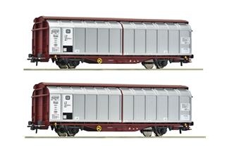 Roco H0 DB Schiebewandwagen-Set Hbbis, Ep. IV, 2-tlg. *komplett vorreserviert*