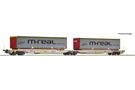 Roco H0 (DC) AAE Doppeltaschen-Gelenkwagen T2000, AAE