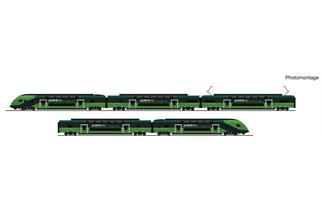 Roco H0 (DC) CAT 5-tlg. Set: Doppelstocktriebzug Rh 4705, CAT