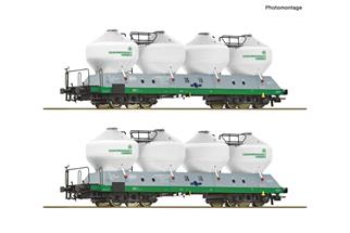 Roco H0 (DC) CD 2-tlg. Set: Silowagen
