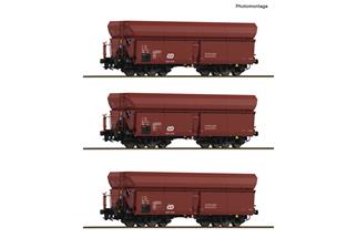 Roco H0 (DC) CD 3-tlg. Set: Selbstentladewagen, CD