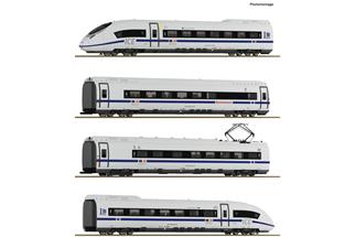 Roco H0 (DC) DB AG 4-tlg. Set: Elektrotriebzug ICE 3neo (BR 408), DB AG