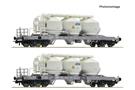 Roco H0 (DC) PULTRANS 2-tlg. Set: Staubsilowagen, Pultrans