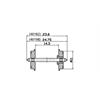 Roco H0 DC-Radsatz 11 mm, Achslänge 24,75 mm (Inhalt: 2 Stk.)