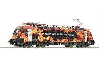 Roco H0 (DC Sound) TXL Elektrolok 182 572-8, Flammen-Design, Ep. VI *werkseitig ausverkauft*