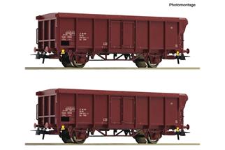 Roco H0 DR Hochbordwagen-Set Eos, Ep. IV, 2-tlg.