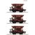 Roco H0 DRB Schotterwagen-Set Bauart Talbot, Ep. II, 3-tlg.