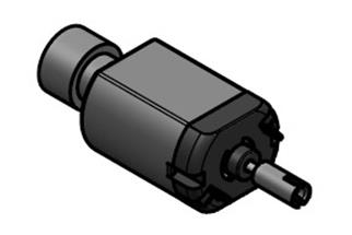 Roco H0 (ET) Motor KM mit Schwungmasse und Kardanschalen
