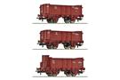 Roco H0 FS Hochbordwagen-Set L, Ep. II-III, 3-tlg.