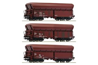 Roco H0 Holcim Selbstentladewagen-Set Fals, Ep. V-VI, 3-tlg. *werkseitig ausverkauft*