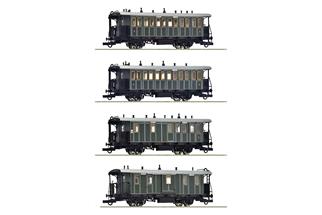 Roco H0 KBayStsB Personenwagen-Set Lokalbahnzug, Ep. I, 4-tlg.