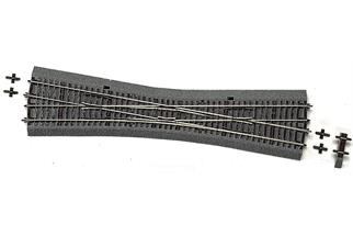 Roco H0 Line mit Bettung EKW10 Einzelkreuzungsweiche 345 mm, 10° *werkseitig ausverkauft*