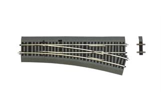 Roco H0 Line mit Bettung Wr15 Weiche rechts 230 mm, 15°