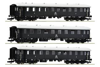 Roco H0 MAV Personenwagen-Set, Ep. III-IV, 3-tlg. *werkseitig ausverkauft*