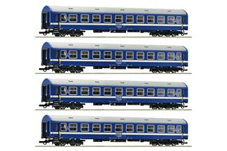 Roco H0 MAV Schnellzugwagen-Set Typ Y/B-70, Ep. IV-VI, 4-tlg.