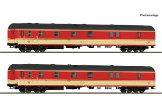 Roco H0 ÖBB Bahnpostwagen-Set Postschnellzug, Jaffa, Ep. IV-V, 2-tlg.