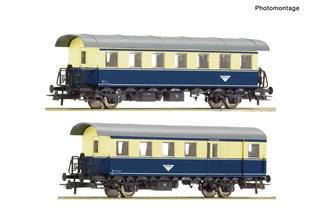 Roco H0 ÖBB Dieseltriebwagen-Beiwagen-Set Spantenwagen, Ep. III, 2-tlg.