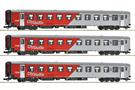 Roco H0 ÖBB Nahverkehrswagen-Set Bmpz-l, CityShuttle, Ep. VI, 3-tlg. *komplett vorreserviert*