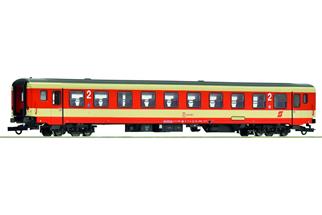 Roco H0 ÖBB Reisezugwagen Bmpz, 2. Klasse, Sparlack, Ep. V