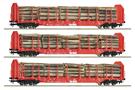 Roco H0 On Rail Rungenwagen-Set Rnoos, Ep. VI, 3-tlg. *werkseitig ausverkauft*