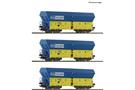 Roco H0 PKP Cargo Selbstentladewagen-Set Falns, Ep. V-VI, 3-tlg.