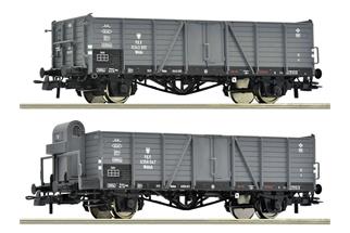 Roco H0 PKP Hochbordwagen-Set Wddo/Wddoh, Ep. III, 2-tlg.