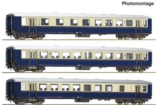 Roco H0 Regiobahn Reisezugwagen-Set Schlierenwagen, Ep. V, 3-tlg. *werkseitig ausverkauft*