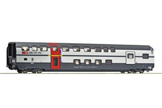 Roco H0 SBB Doppelstockwagen IC2000 AD, 1. Klasse mit Gepäckabteil, Ep. V-VI