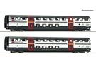 Roco H0 SBB Doppelstockwagen-Set IC2000 A, 1. Klasse, Ep. V-VI, 2-tlg.