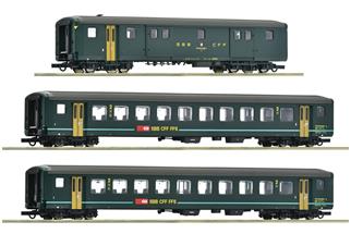 Roco H0 SBB Reisezug-Wagenset 1 IR 1617, Ep. V, 3-tlg.