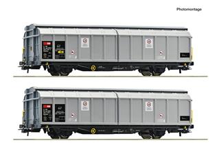 Roco H0 SBB Schiebewandwagen-Set Hbbillns, Ep. VI, 2-tlg. *werkseitig ausverkauft*