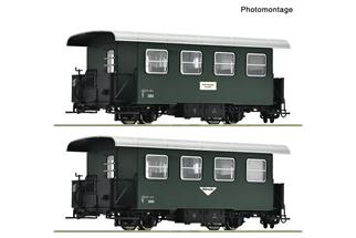 Roco H0e ÖBB Personenwagen-Set Bi/s, Ep. IV, 2-tlg.