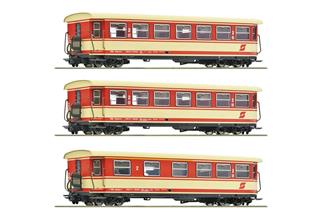 Roco H0e ÖBB Personenwagen-Set, Ep. IV-V, 3-tlg.