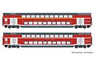 Roco/Hobbytrade H0 (AC) DB AG Doppelstockwagen-Set, Ep. VI, 2-tlg.