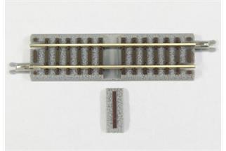 Rokuhan Z Gleis gerade 55 mm mit Anschlussblende (Inhalt: 2 Stk.)