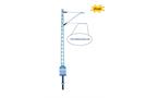 Sommerfeldt H0 Click Gitter-Streckenmast mit Ausleger
