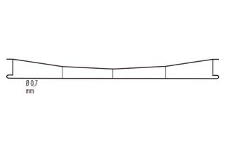 Sommerfeldt H0 Fahrdraht 229 mm, Eisendraht verkupfert Ø 0.7 mm