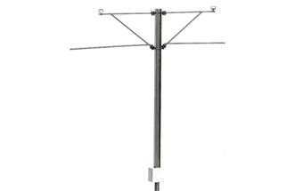 Sommerfeldt H0 H-Profil-Mittelmast für Strassenbahn
